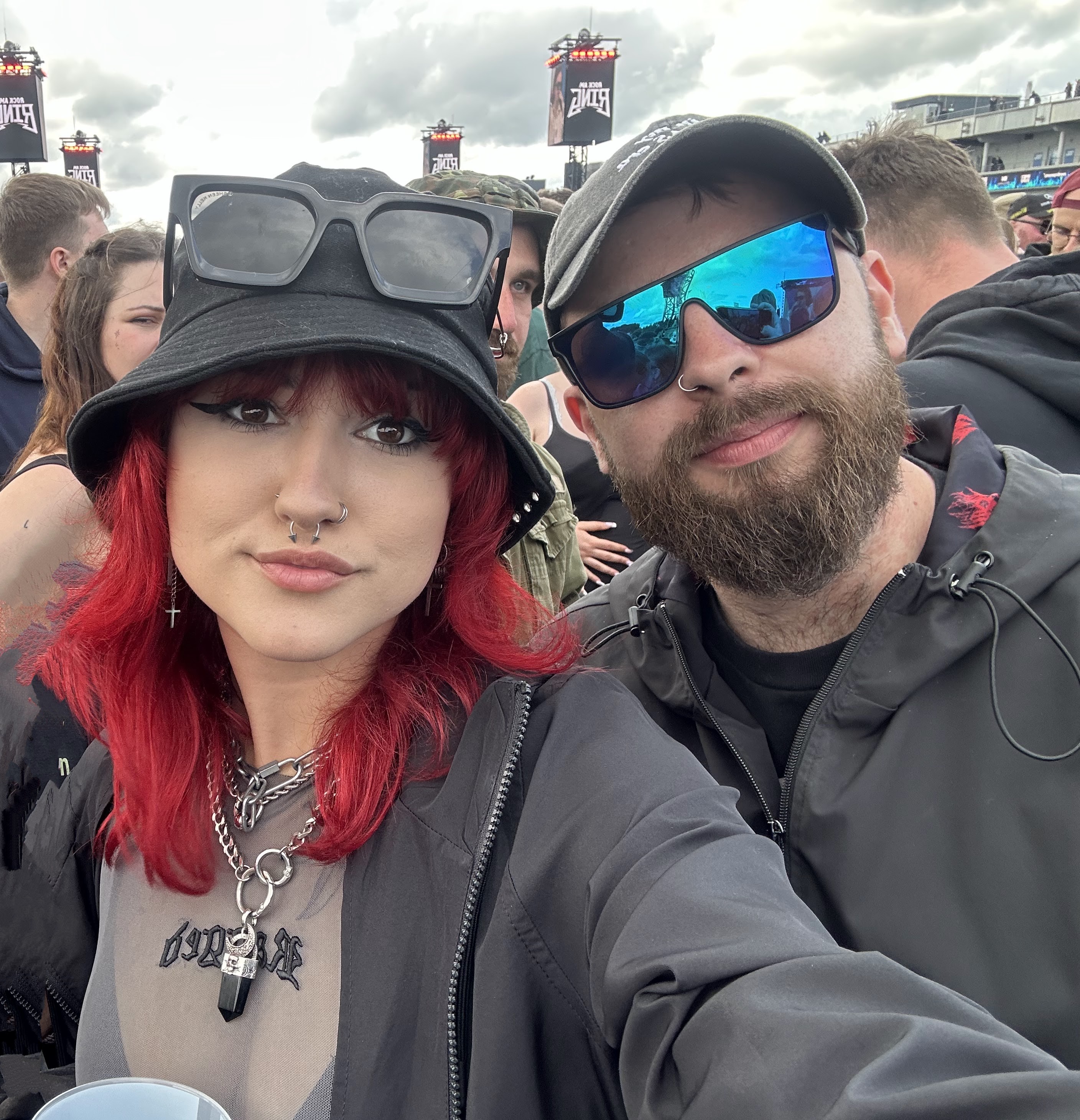 Dan Brown, winner of tickets to see The Kooks, pictured at another music festival.