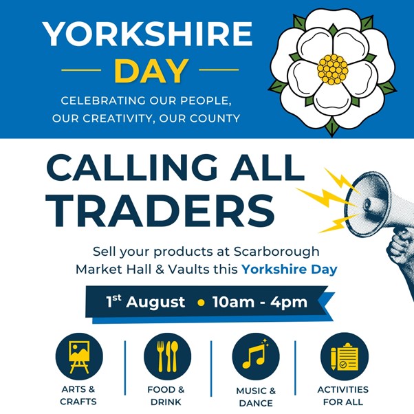 Yorkshire Day poster advertising the event