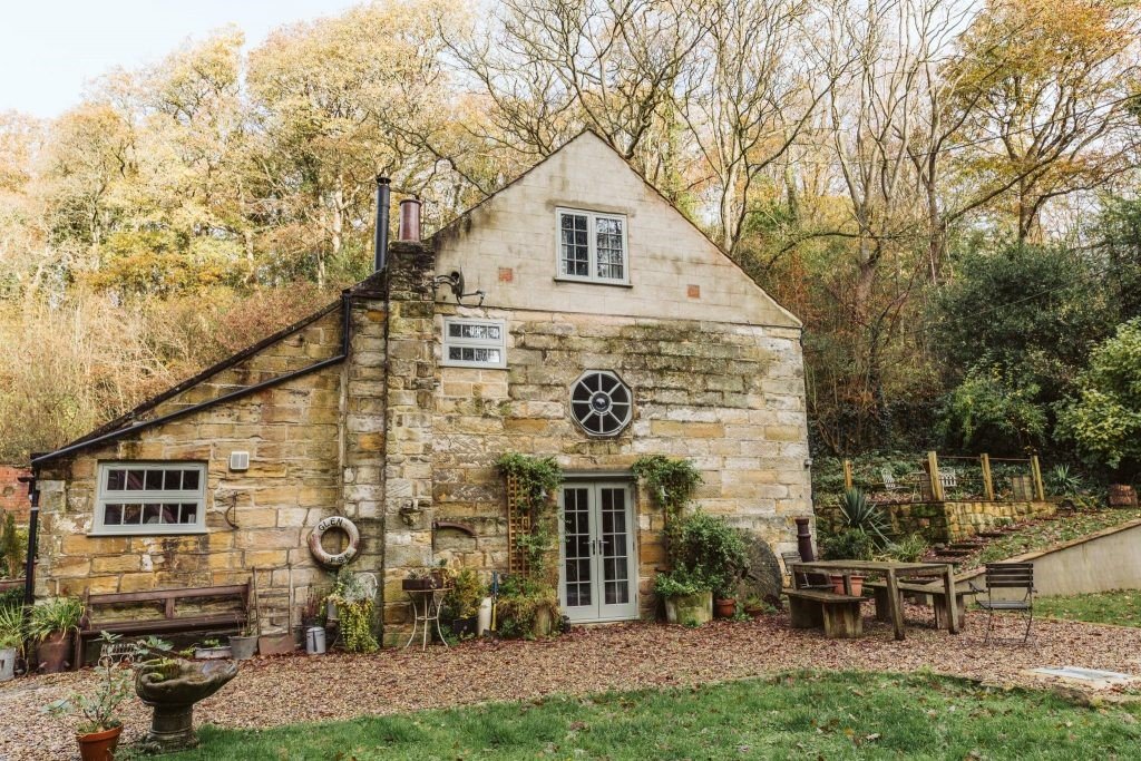A front photo of Larpool Mill wedding venue