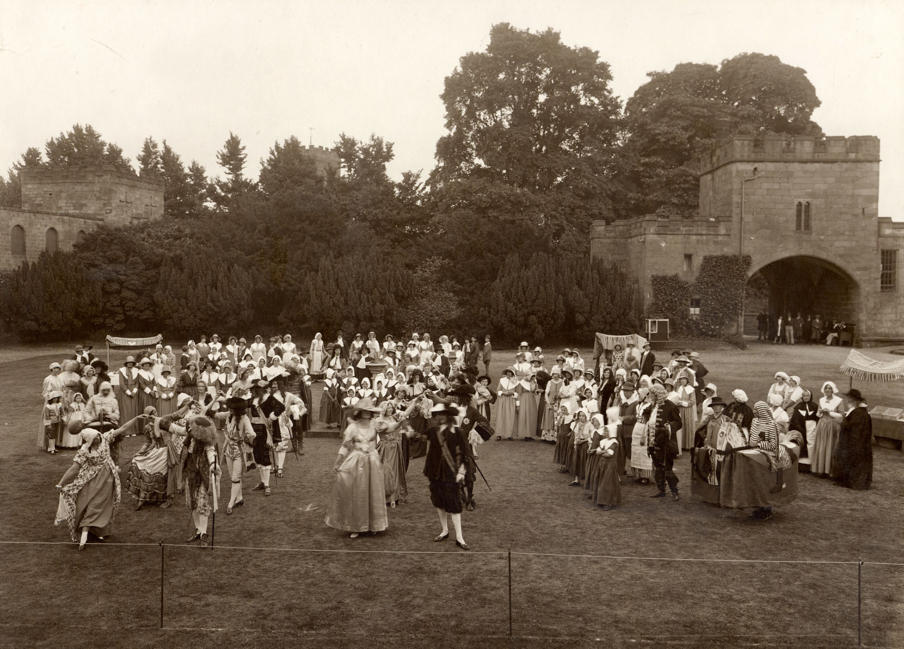Pageant at Ripley Castle, 1930