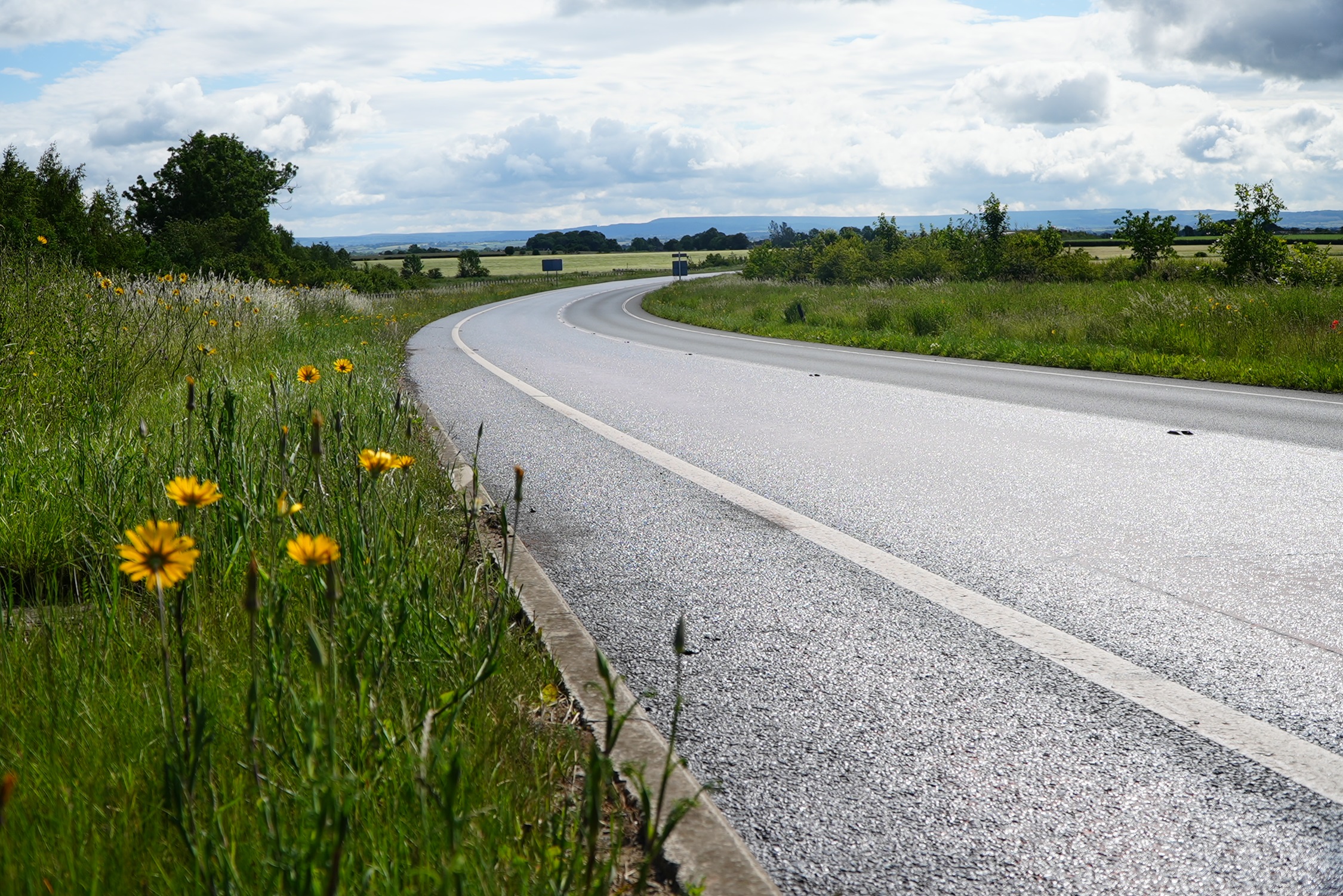 Reclamite treatment on A684 at Leeming Bar