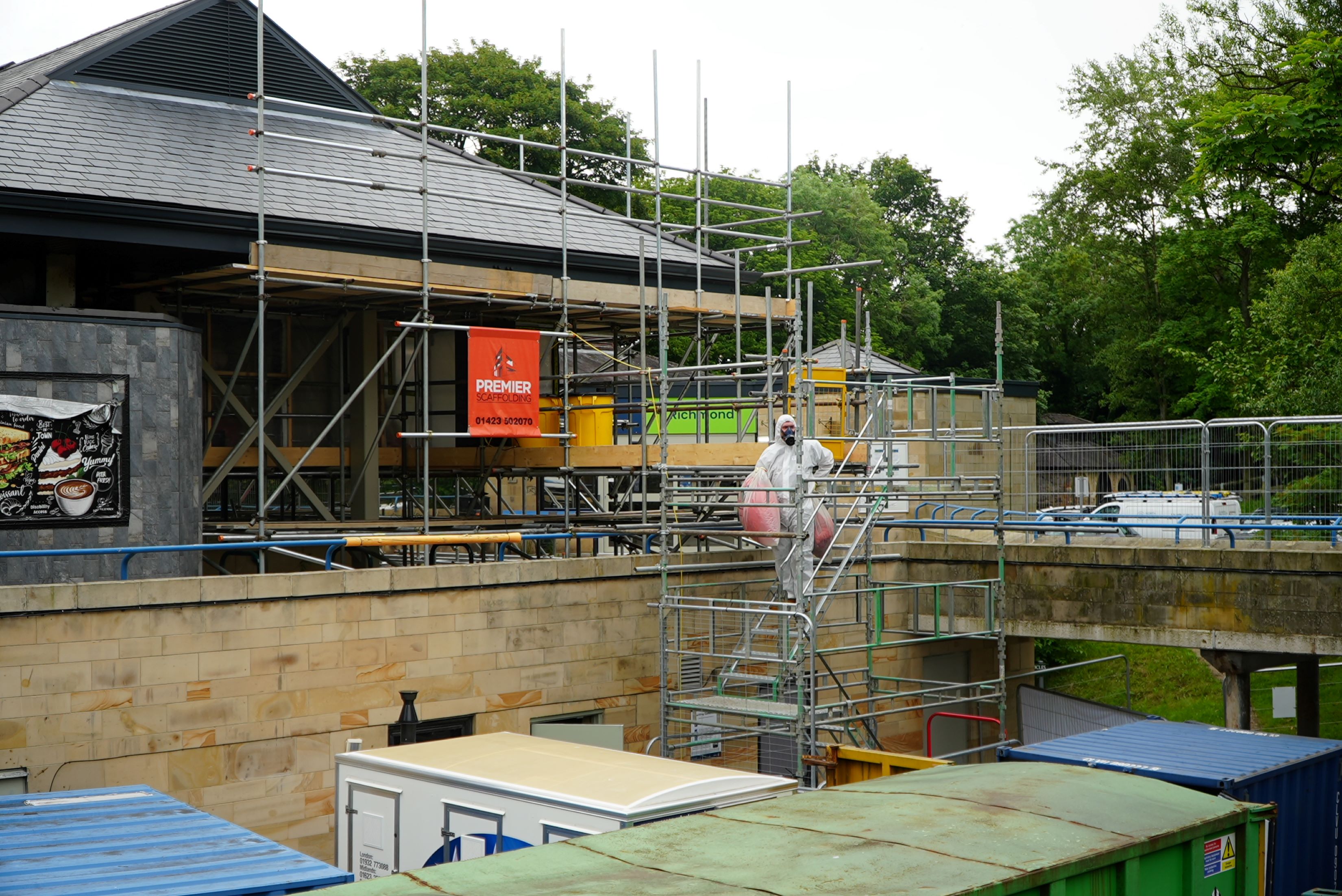Work taking place at Active North Yorkshire Richmond