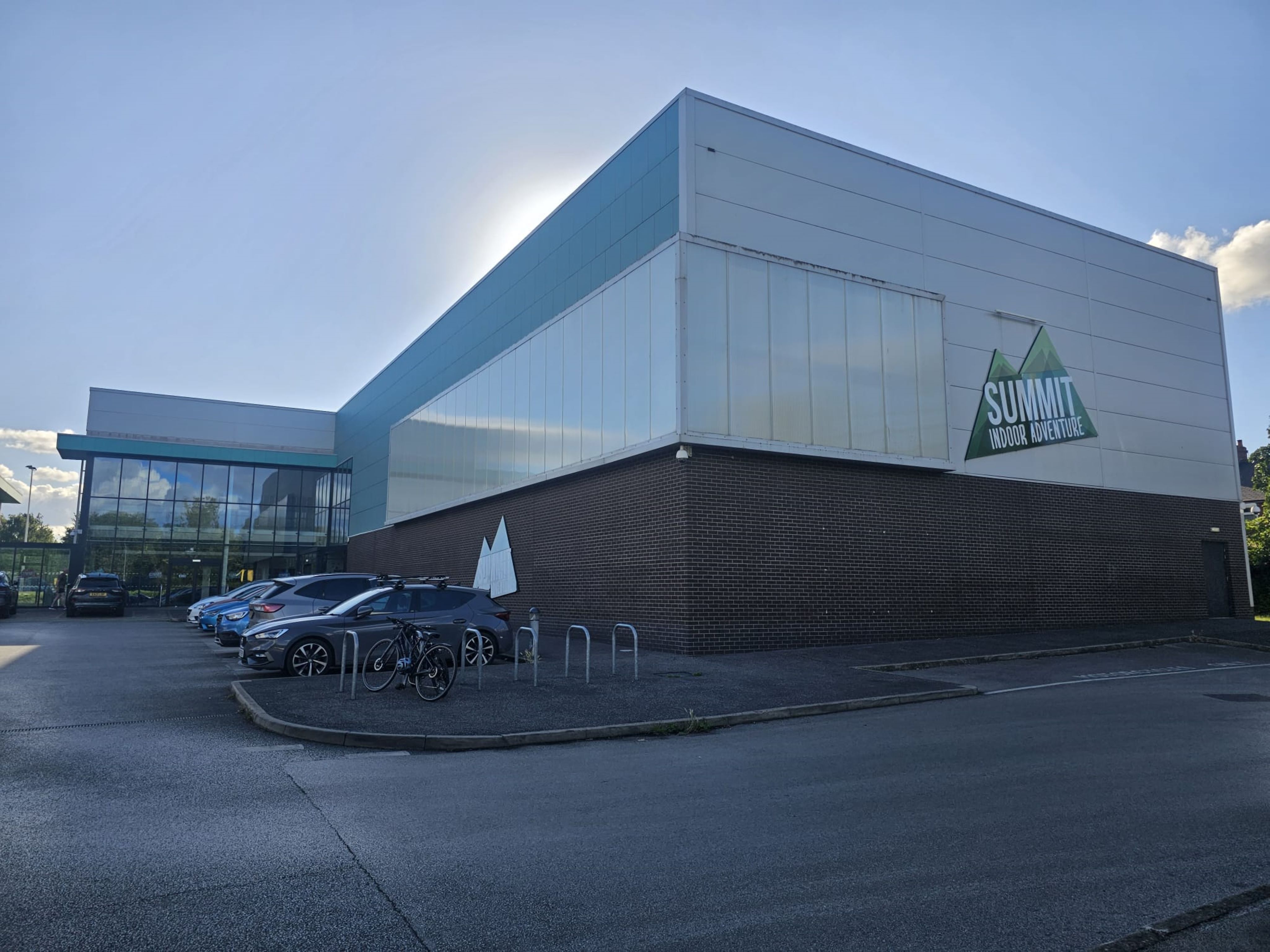 The outside of the Summit building