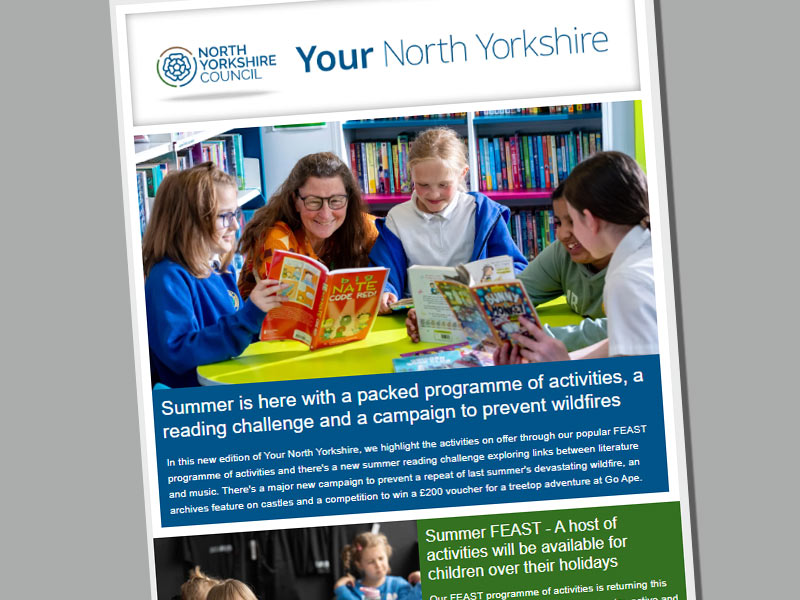 Front cover of the Your North Yorkshire July 2026 edition