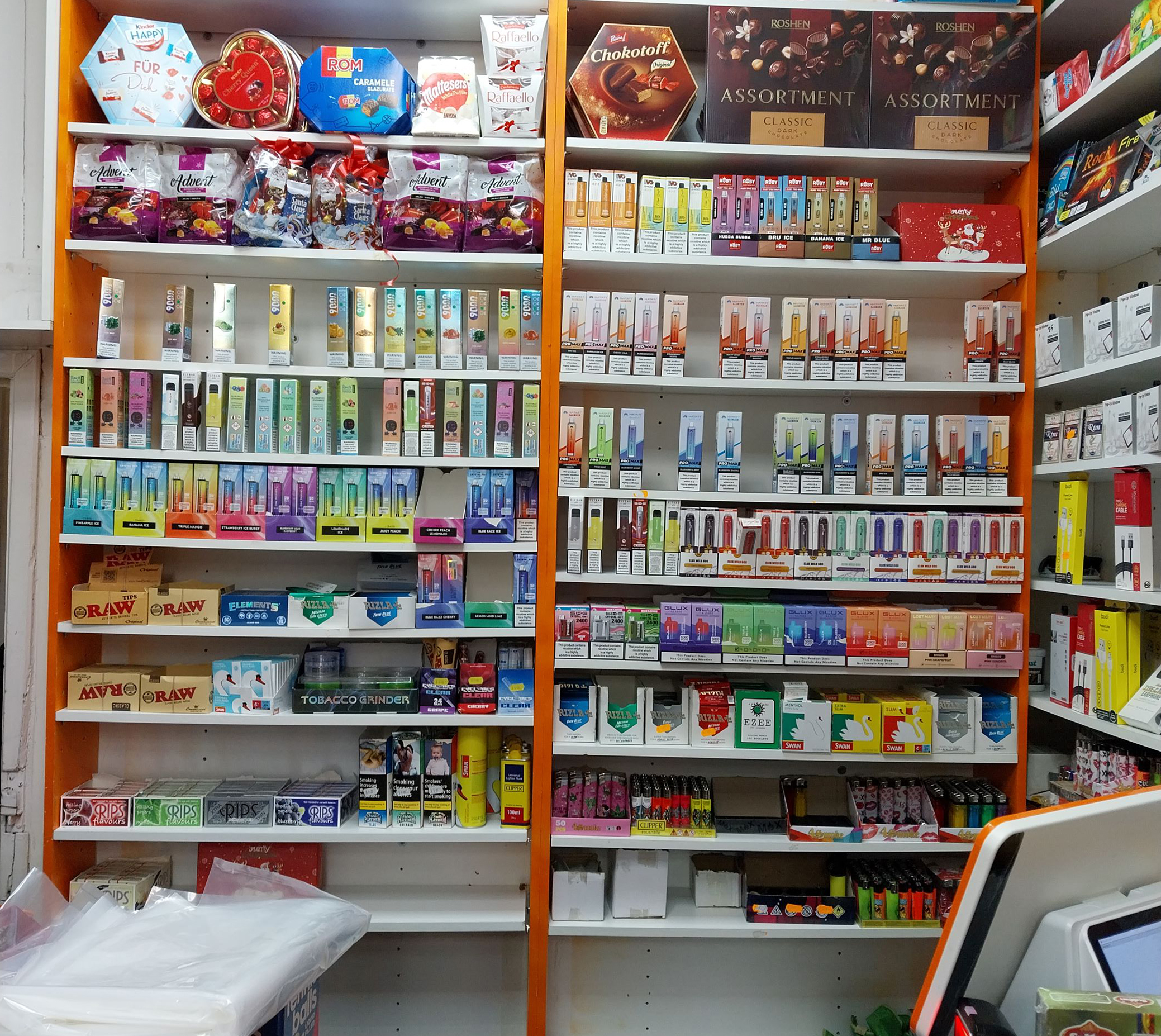 The inside of the Eastern European Mini Market Ltd