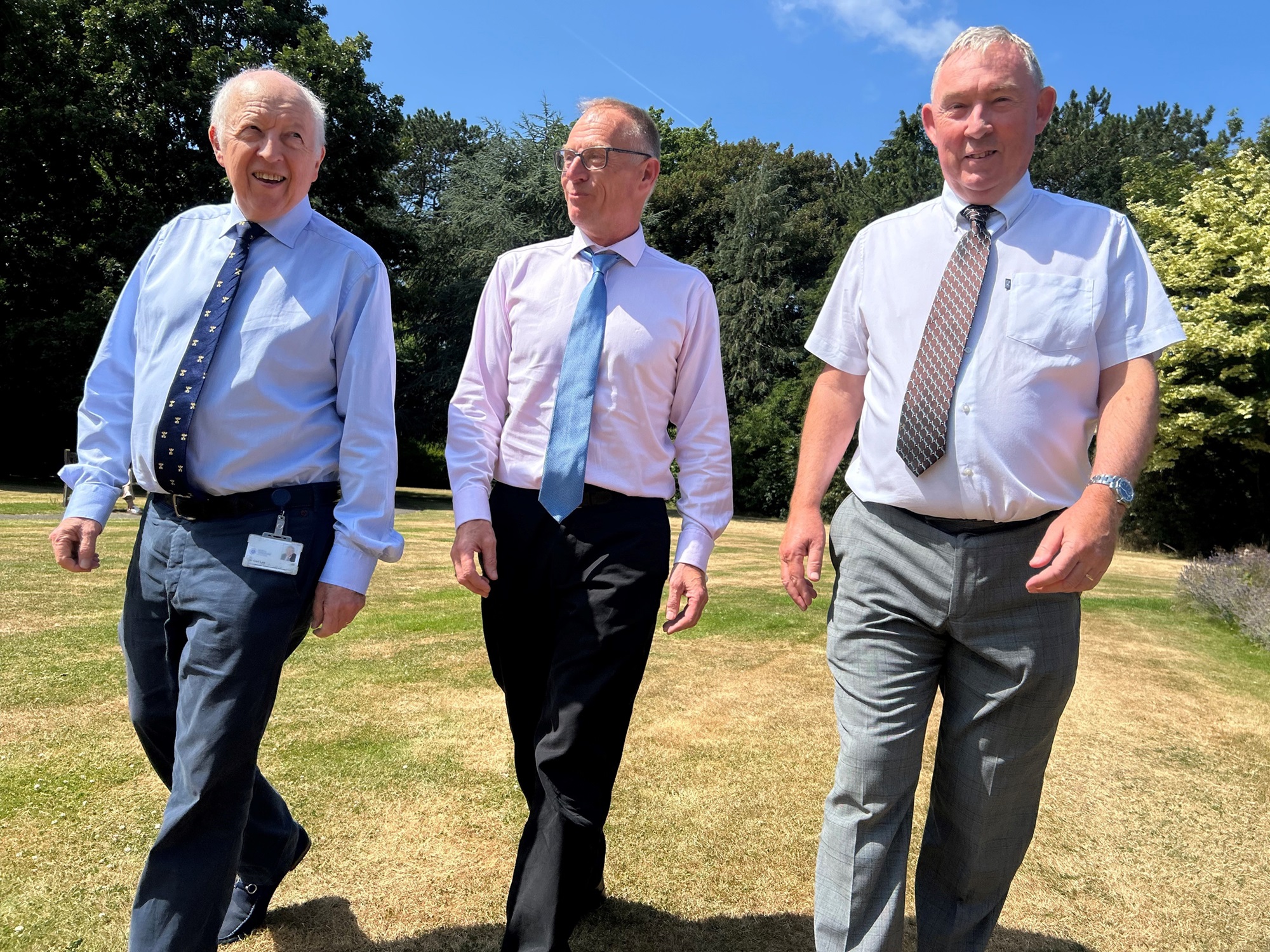Cllr Carl Les, Cllr Gareth Dadd and Cllr Mark Crane