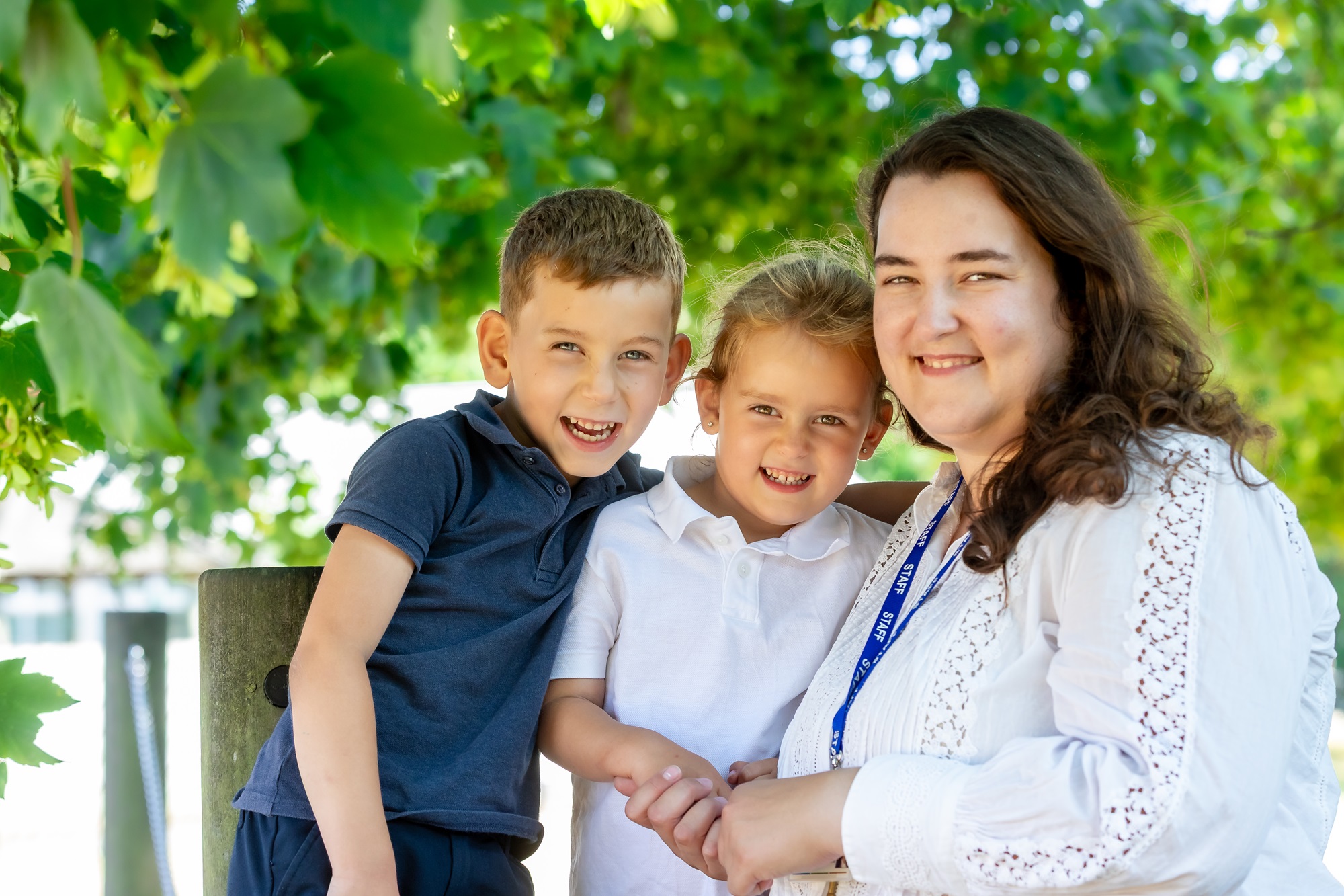 Olha and children