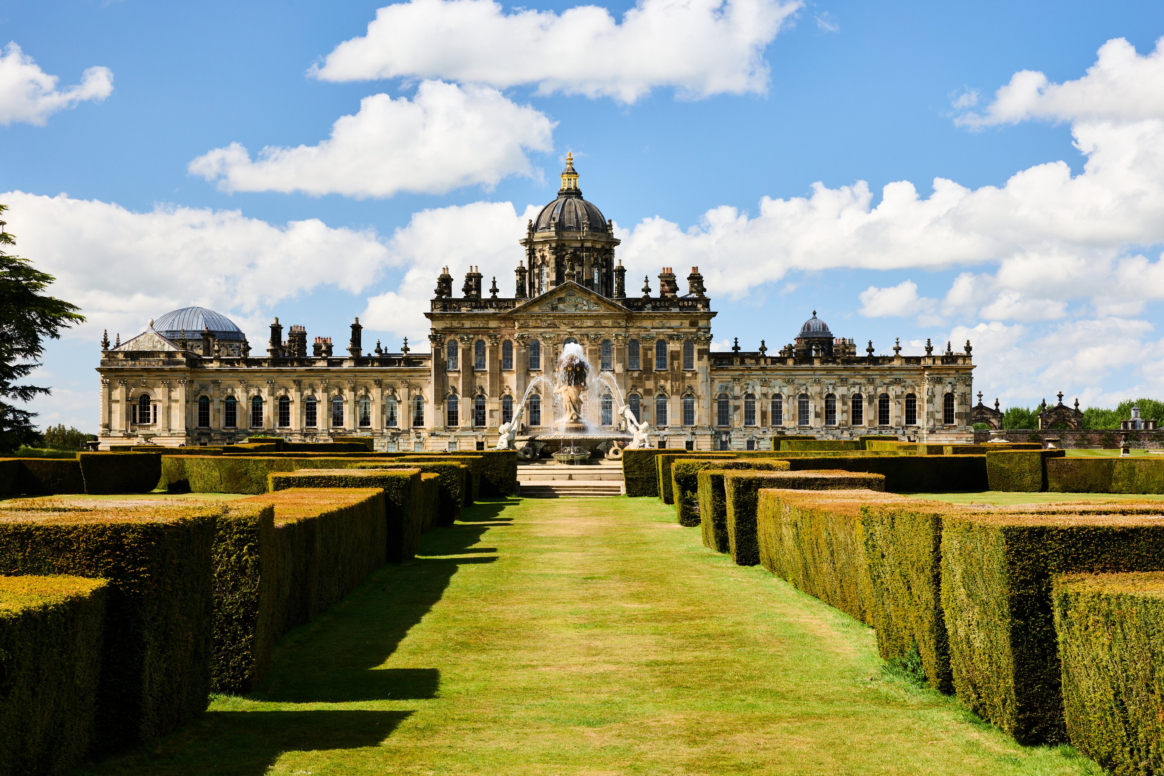 Outside Castle Howard taken by David Lindsay