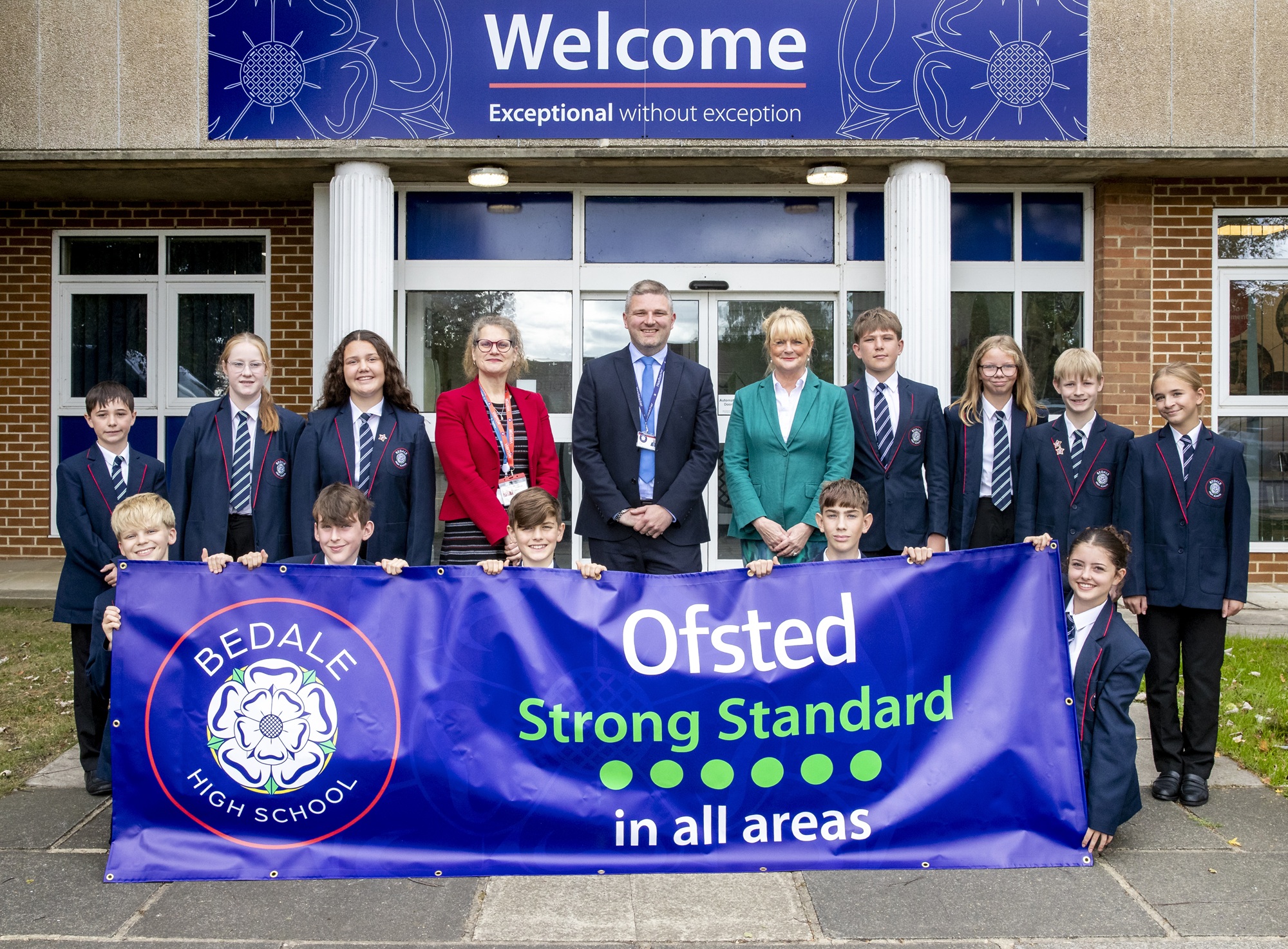 taff and pupils are celebrating after inspectors highlighted the significant progress in achievement, attendance, behaviour and wellbeing at Bedale High School.