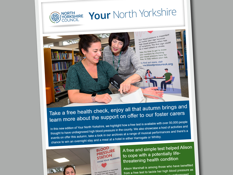 Front cover of the Your North Yorkshire September 2026 edition