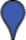 Blue pin marker on map