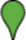 Green pin marker on map