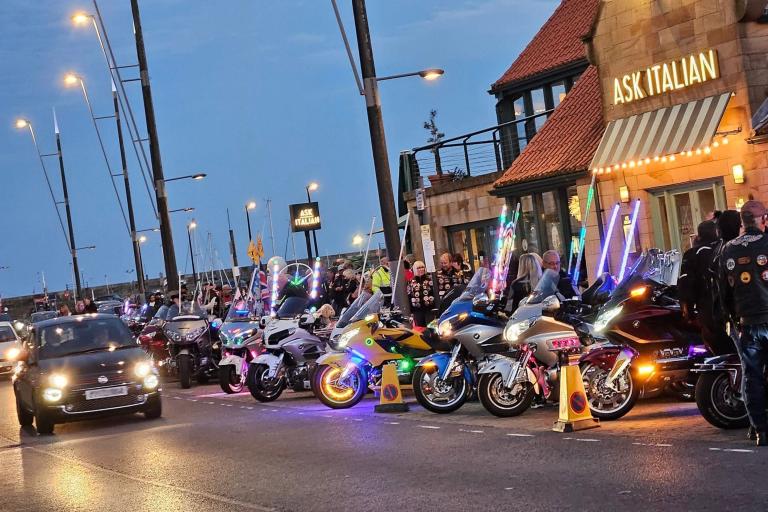 Bikes and cars at Goldwing
