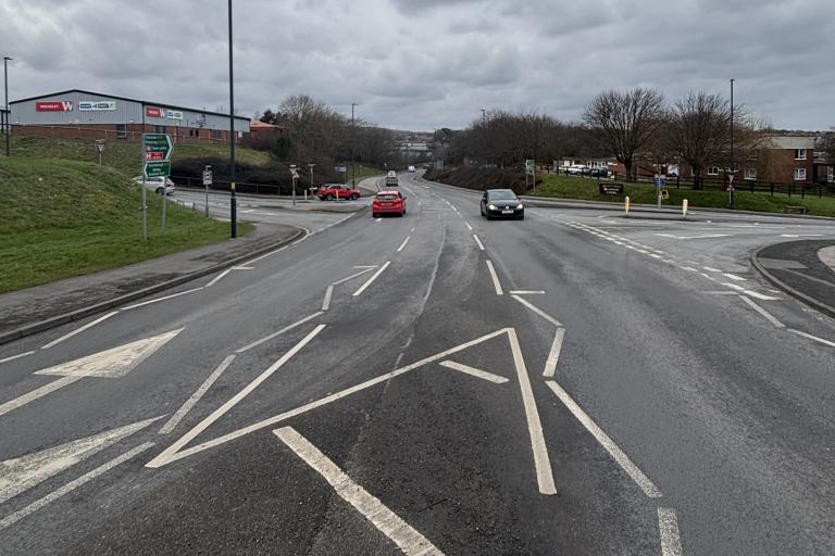 Spital junction in Whitby