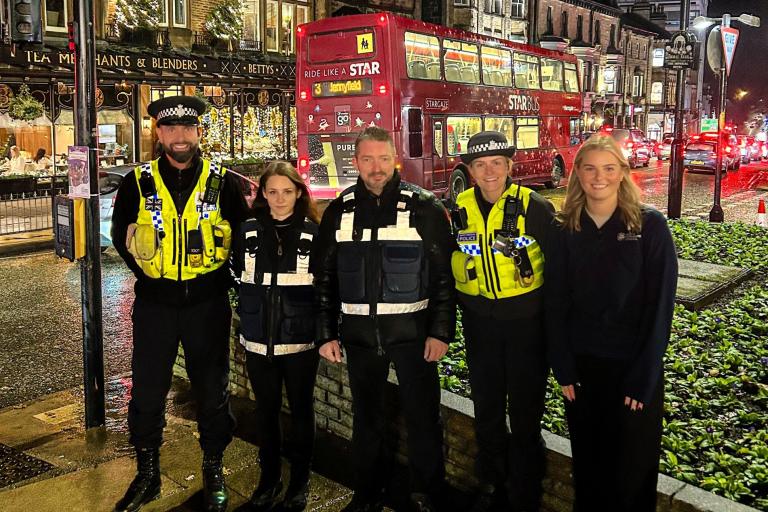 Five people in Harrogate