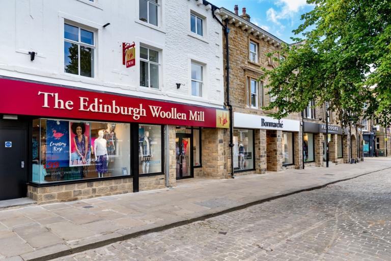 Skipton High Street shopping area