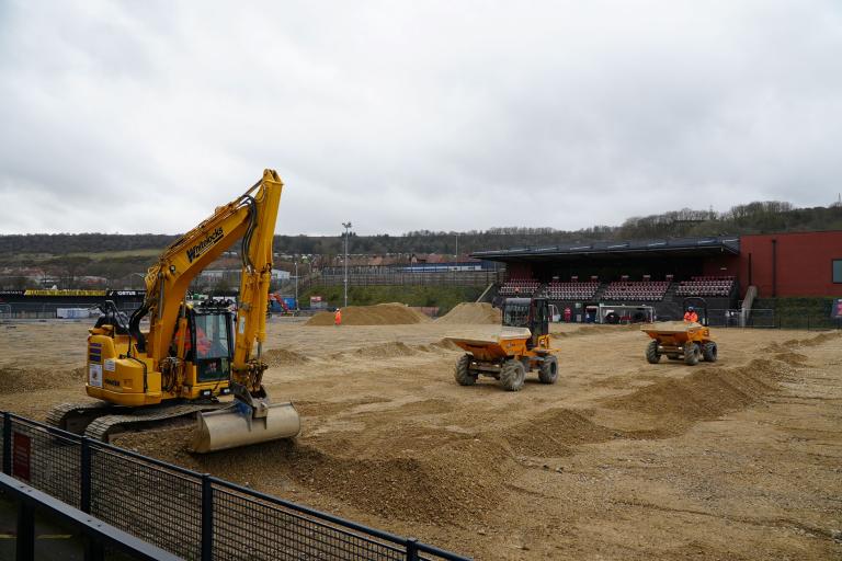 Work taking place at Scarborough Sports village