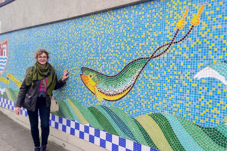 Scarborough-based mosaic artist, Gabrielle Naptali