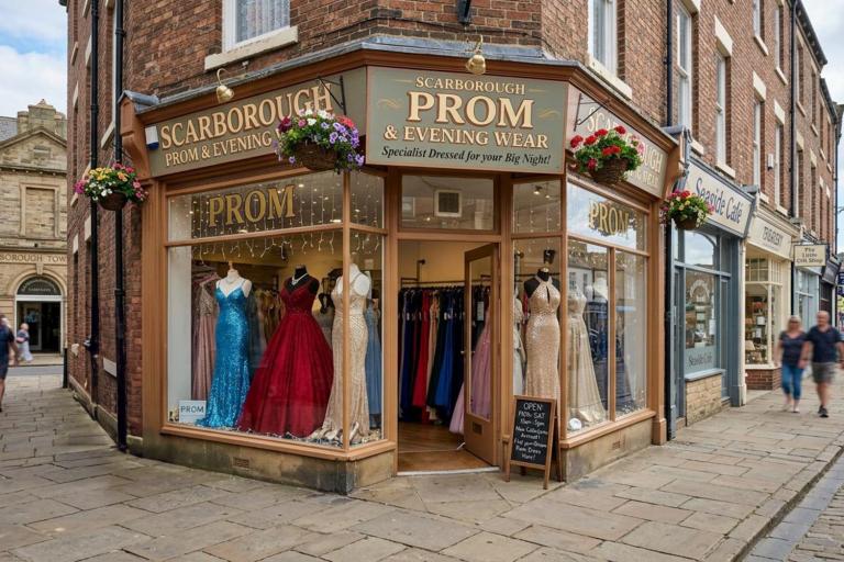 An example image of shops in Scarborough generated by trading standards officers using artificial intelligence to show how easy they are to create. Such images are being used to convince online shoppers that retailers are genuine when in fact they are often fake.