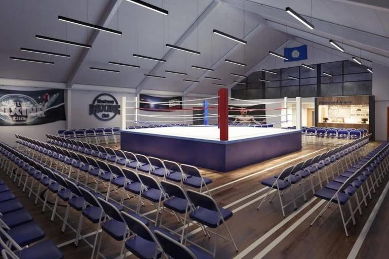 A boxing ring