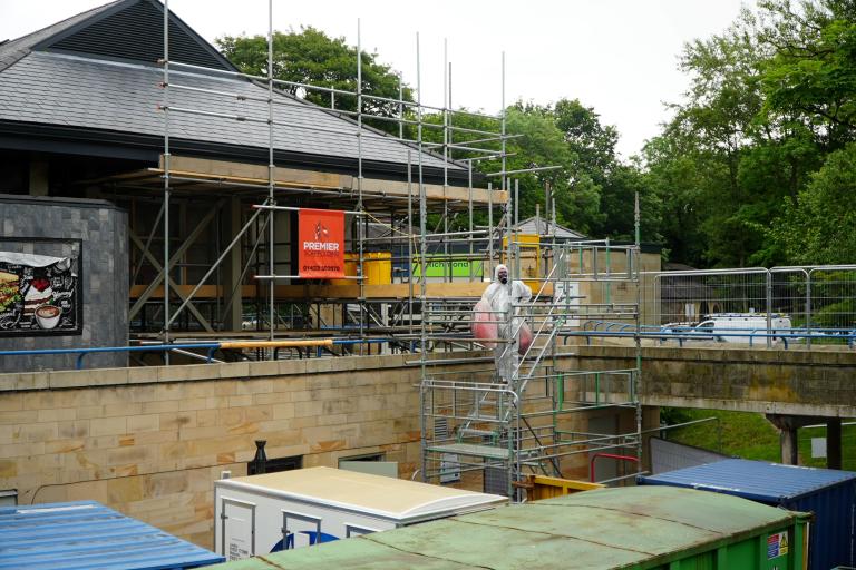 Work taking place at Active North Yorkshire Richmond