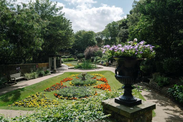 South Cliff gardens in Scarborough