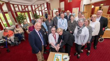 Staff and residents at North Yorkshire’s first Extra Care site, The Orchards