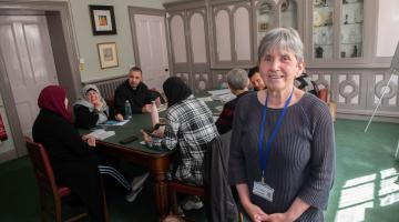 Bev Lawrence is among the thousands of volunteers who have given their time to benefit communities across North Yorkshire. She has been involved with helping to deliver English for speakers of other languages (ESOL) courses for the past six years. 