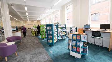 A photo of inside Scarborough library