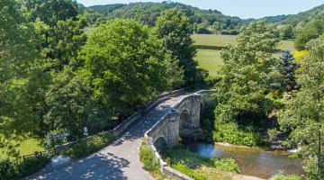 A view of Rievaulx Bridge