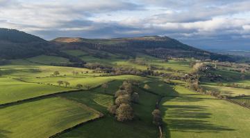 A scenic view of Swainby, near Stokesley