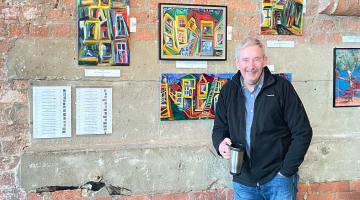 Ron Bould is delighted to be exhibiting his paintings at the City Screen Picturehouse in York. 