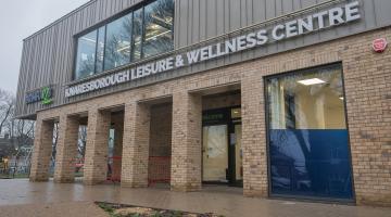 Outside Knaresborough leisure and wellness centre