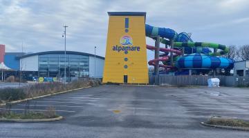 Alpamare waterpark in Scarborough