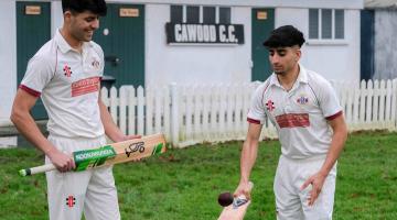 Two Cawood cricketers