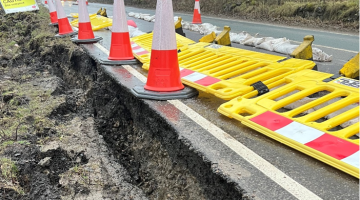 The A59 at Kex Gill 