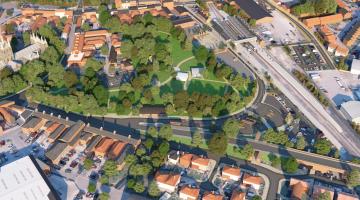 An artist’s impression for the Selby Gateway project.