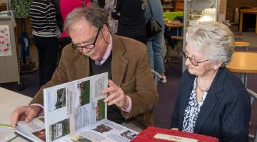 Cllr Simon Myers and Hazel Cantle