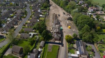 The site at West Ayton which Brierley Homes has submitted a planning application for.