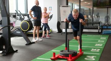 Gym users at Active North Yorkshire Selby.