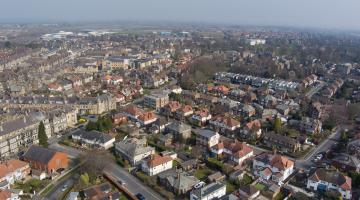 An aerial view of Harrogate