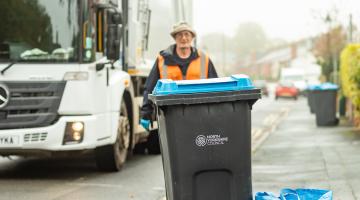 A binman and a bin