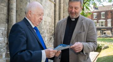 Cllr Carl Les and Revd Canon John Weetman