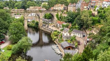 A view of Knaresborough