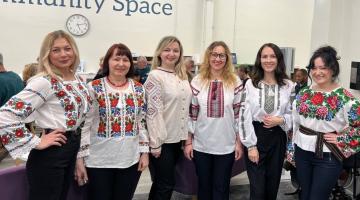 Members of the Ukrainian Choir who will perform at Scarborough Library