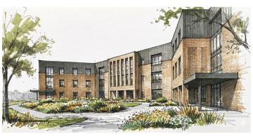 An artist’s impression of the proposed care and support hub to be developed in Scarborough.