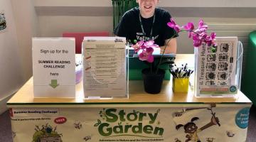 Elliot Haywood from Harrogate Library