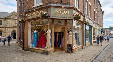 An example image of shops in Scarborough generated by trading standards officers using artificial intelligence to show how easy they are to create. Such images are being used to convince online shoppers that retailers are genuine when in fact they are often fake.
