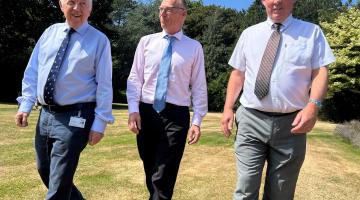 Cllr Carl Les, Cllr Gareth Dadd and Cllr Mark Crane
