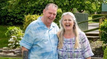 Jayne and Tom Dockerty, who are from Scarborough and have been foster parents with North Yorkshire Council for more than five years